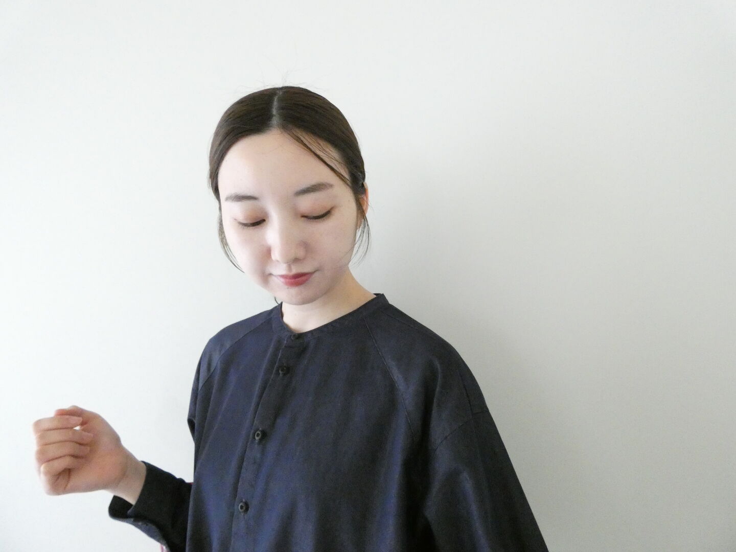 LAITERIE(レイトリー) シャンブレープリーツシャツの商品画像3