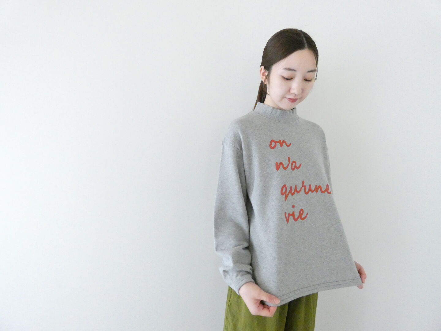 LAITERIE(レイトリー) スタンダード裏毛プリントプルオーバーの商品画像3