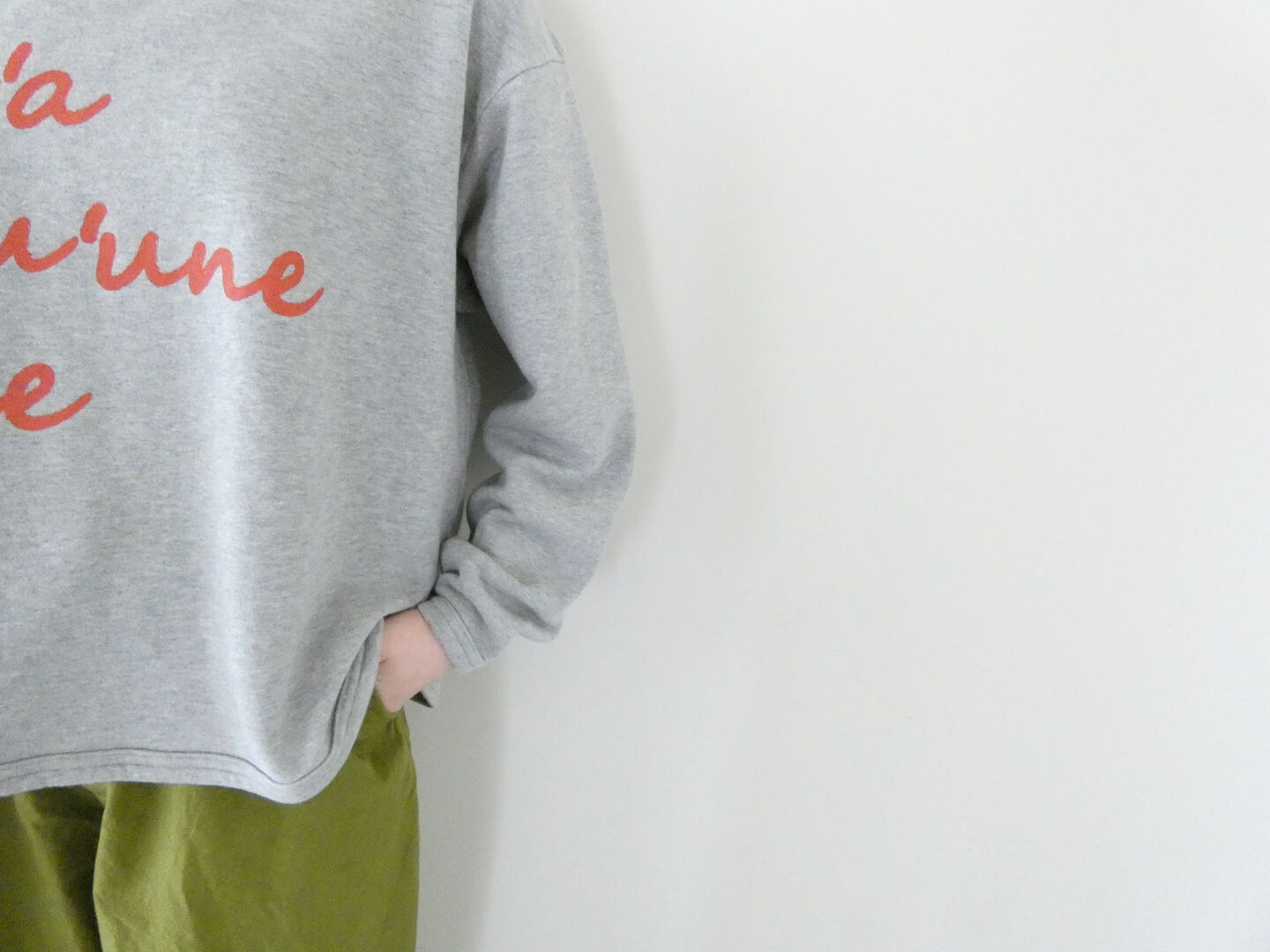 LAITERIE(レイトリー) スタンダード裏毛プリントプルオーバーの商品画像5