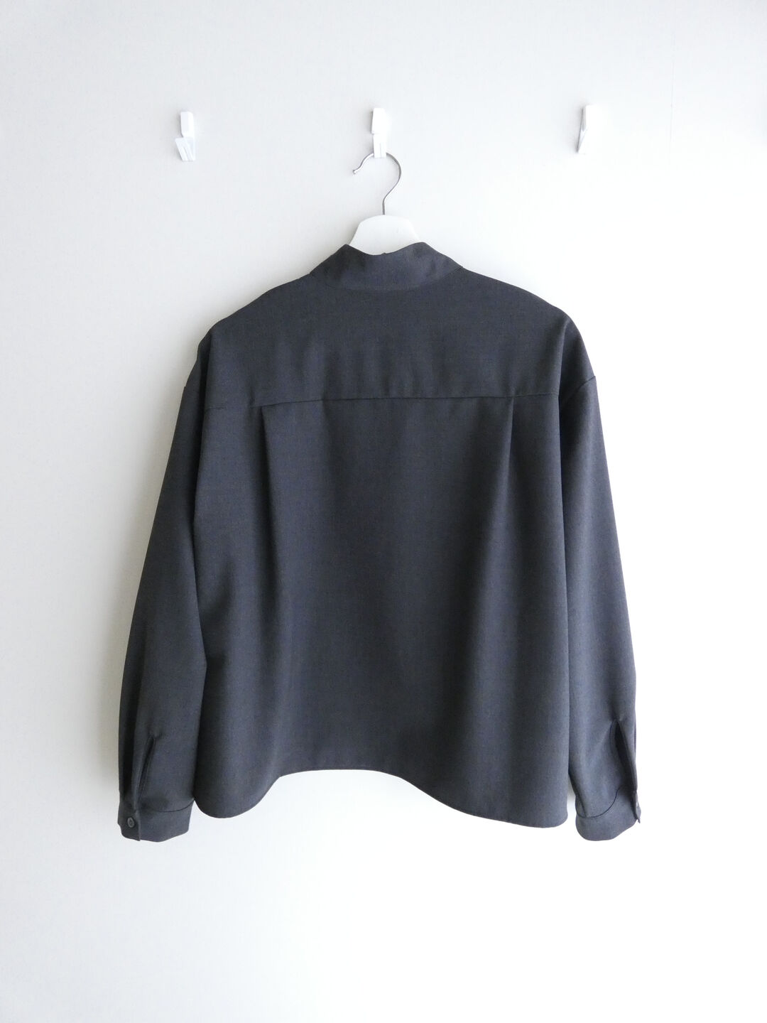 mizuiro ind(ミズイロインド) stand collar P/O shirtの商品画像11