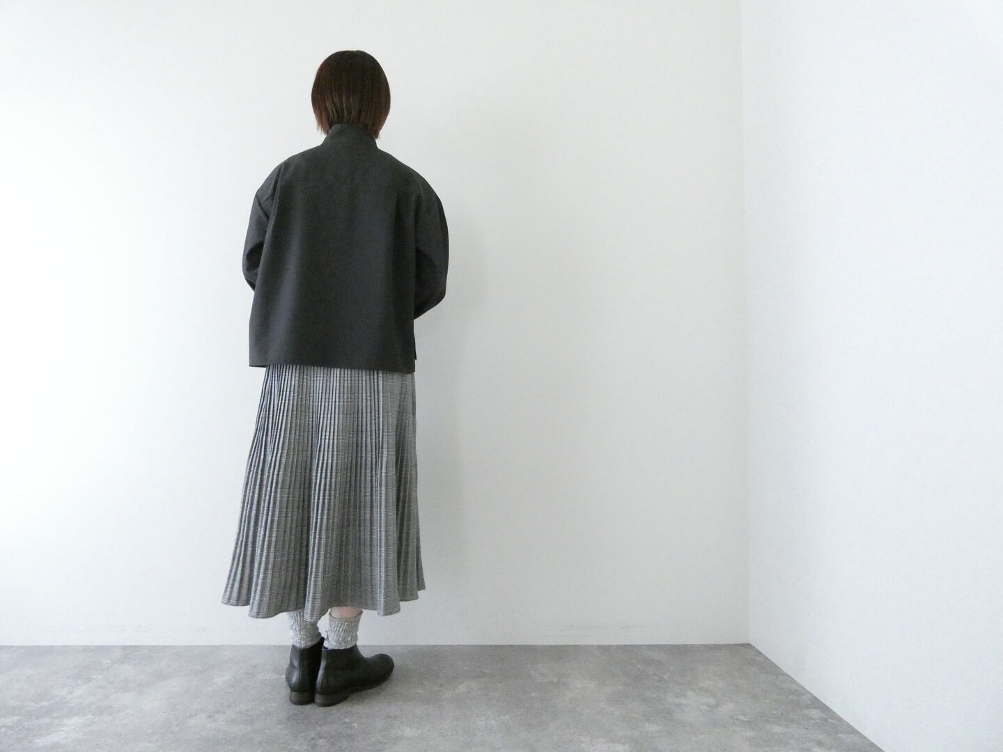 mizuiro ind(ミズイロインド) stand collar P/O shirtの商品画像5