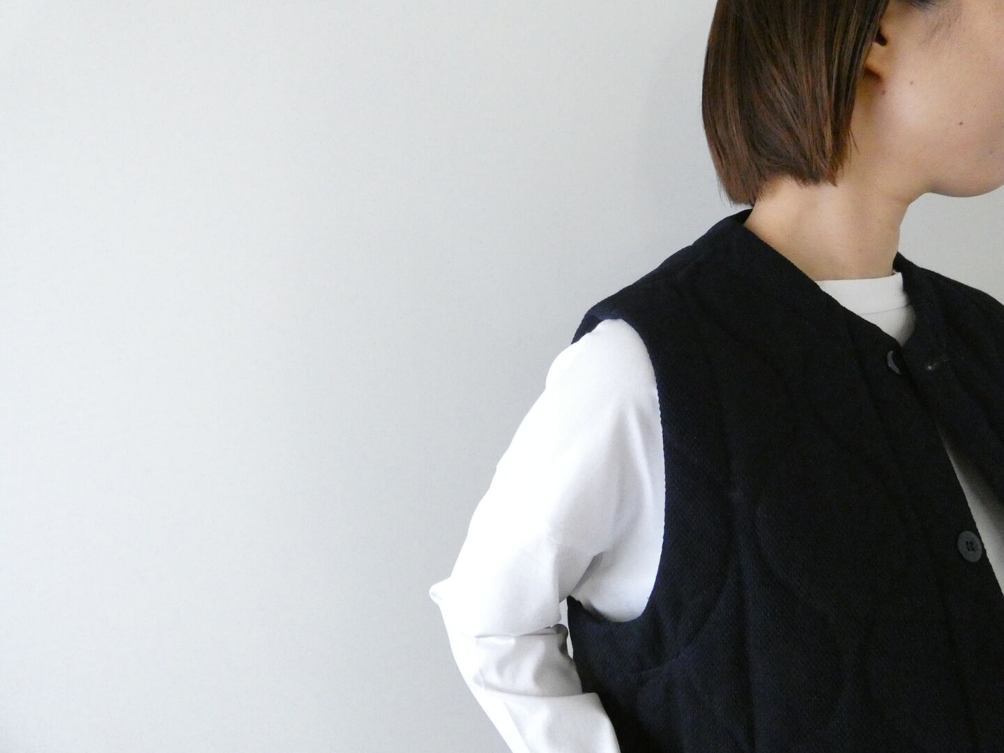 NAPRON(ナプロン) QUILTING VESTの商品画像2