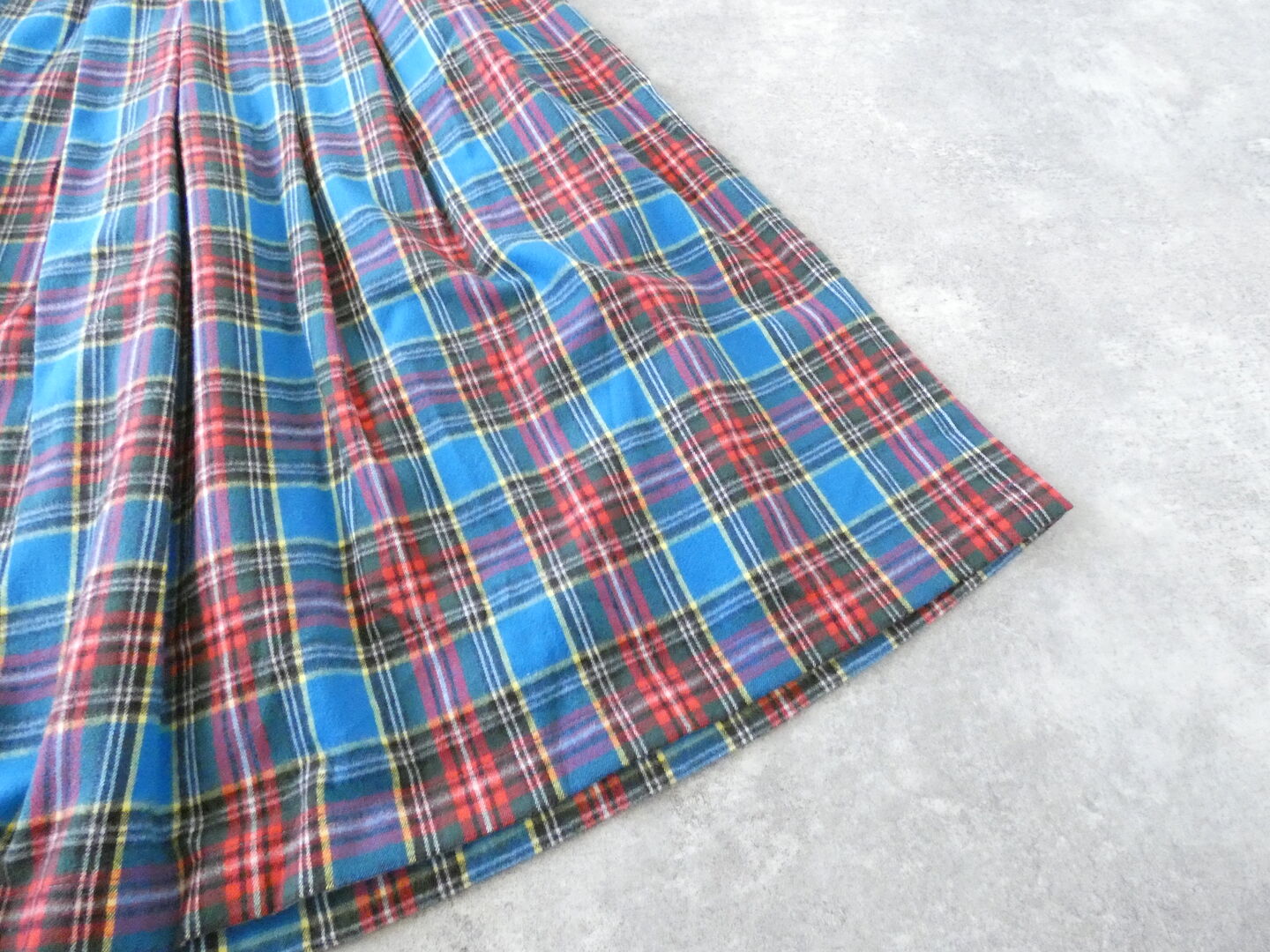 SSC 30/2シャギーチェックタックスカートの商品画像33