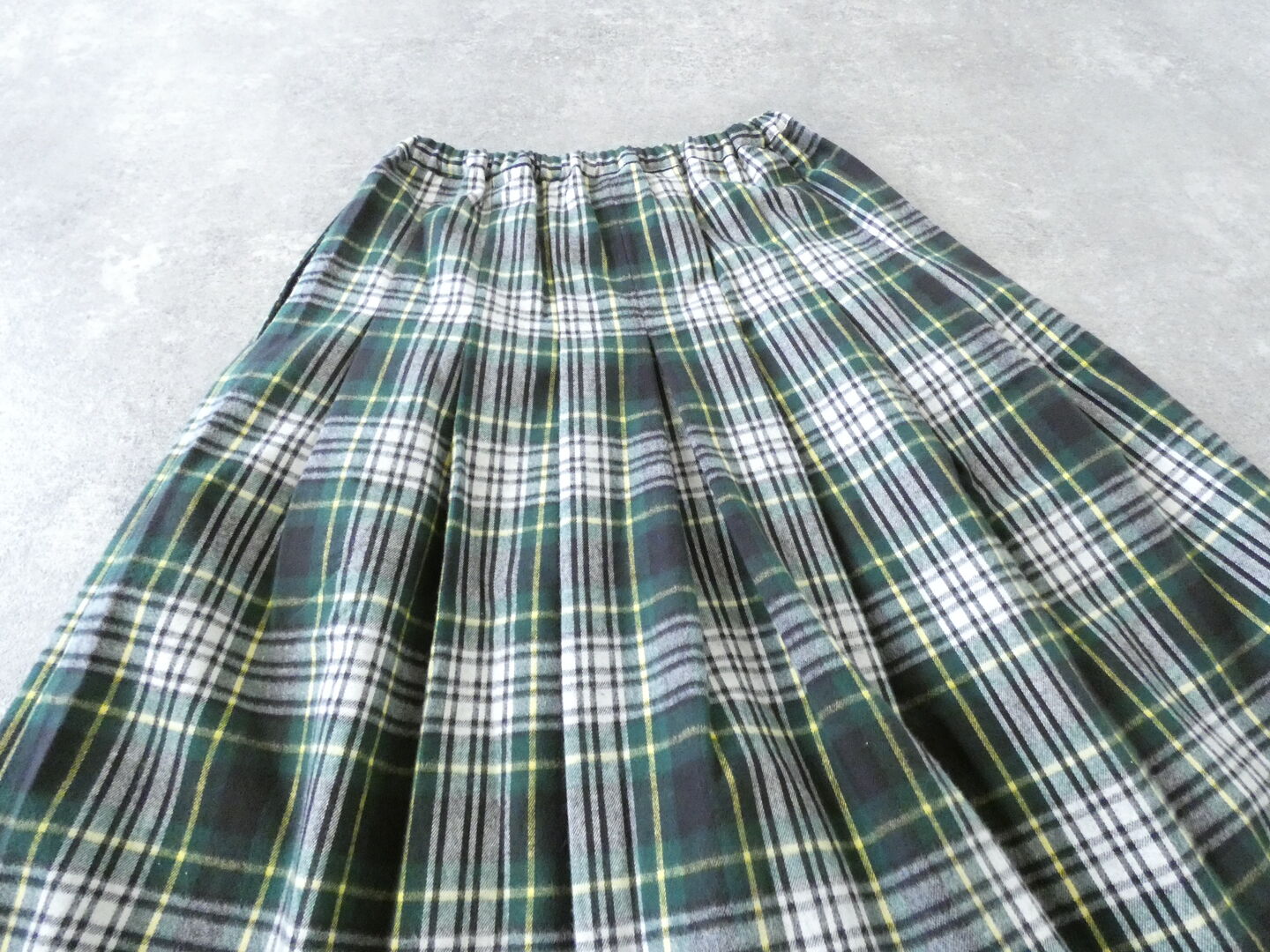SSC 30/2シャギーチェックタックスカートの商品画像50