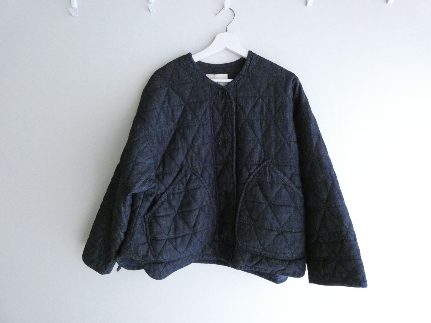tumugu(ツムグ) コットンリネンデニムキルティングジャケットの商品画像10