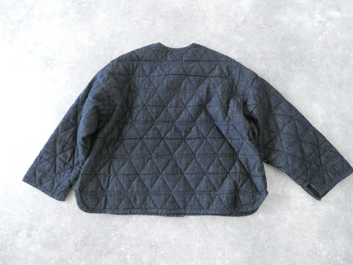 tumugu(ツムグ) コットンリネンデニムキルティングジャケットの商品画像11
