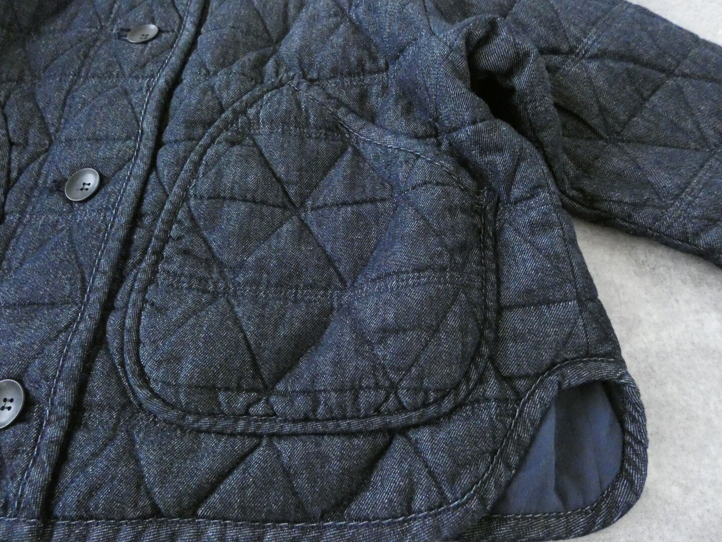 tumugu(ツムグ) コットンリネンデニムキルティングジャケットの商品画像24