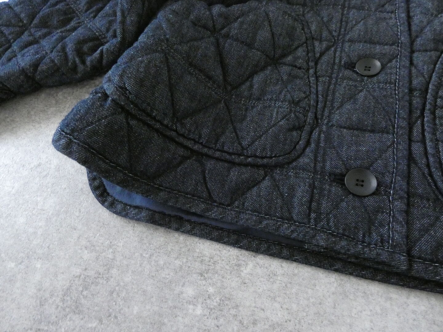 tumugu(ツムグ) コットンリネンデニムキルティングジャケットの商品画像25