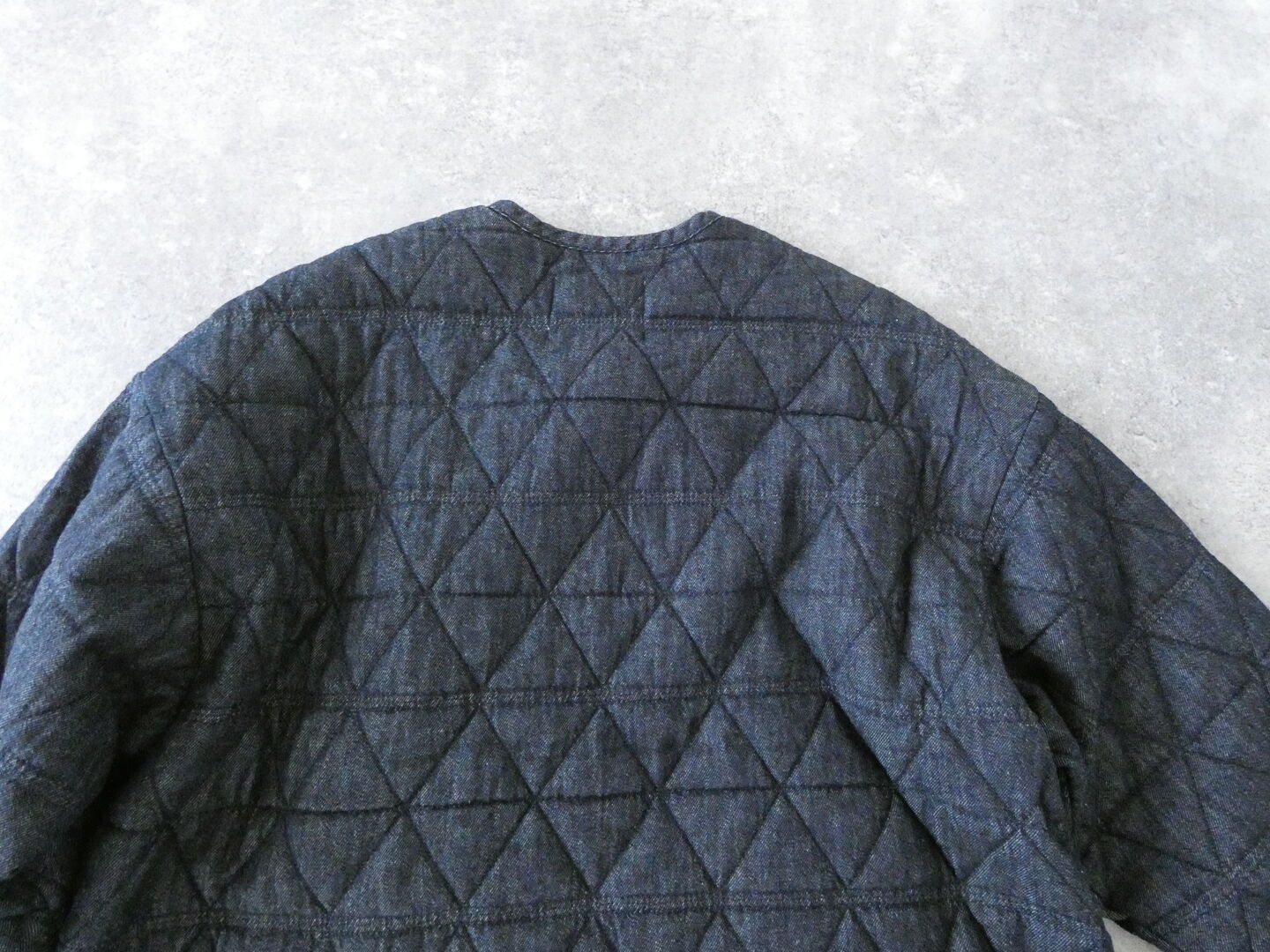 tumugu(ツムグ) コットンリネンデニムキルティングジャケットの商品画像26