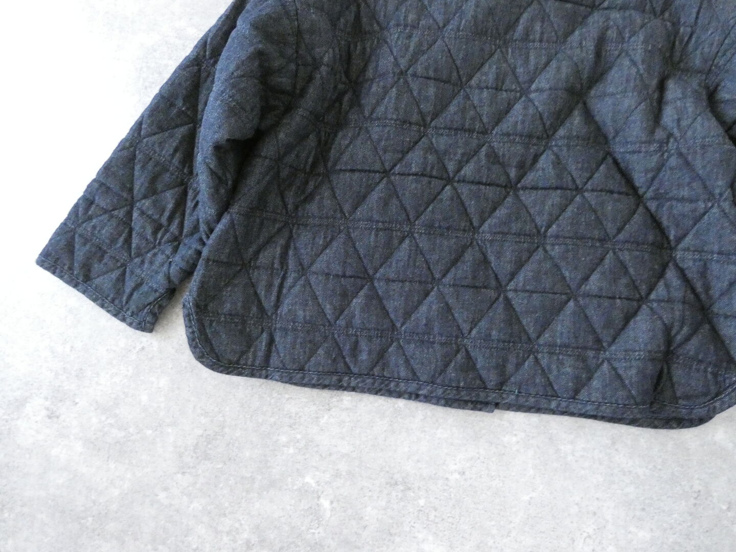 tumugu(ツムグ) コットンリネンデニムキルティングジャケットの商品画像28