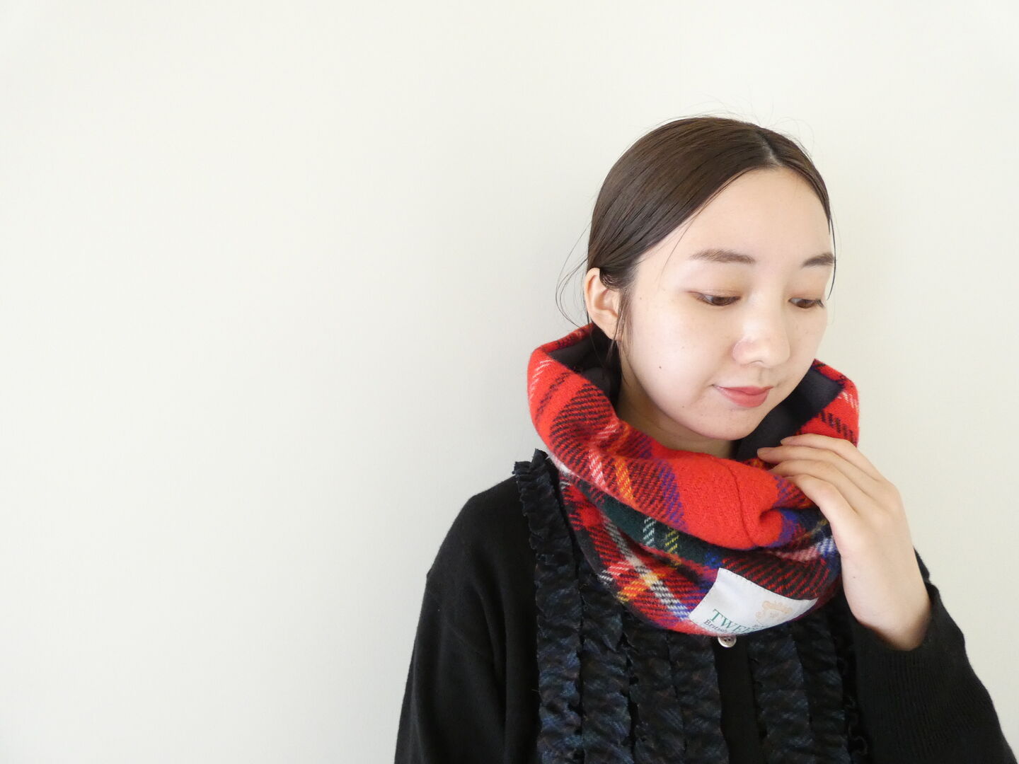 TWEEDMILL(ツイードミル) チェック×フリーススヌードの商品画像1