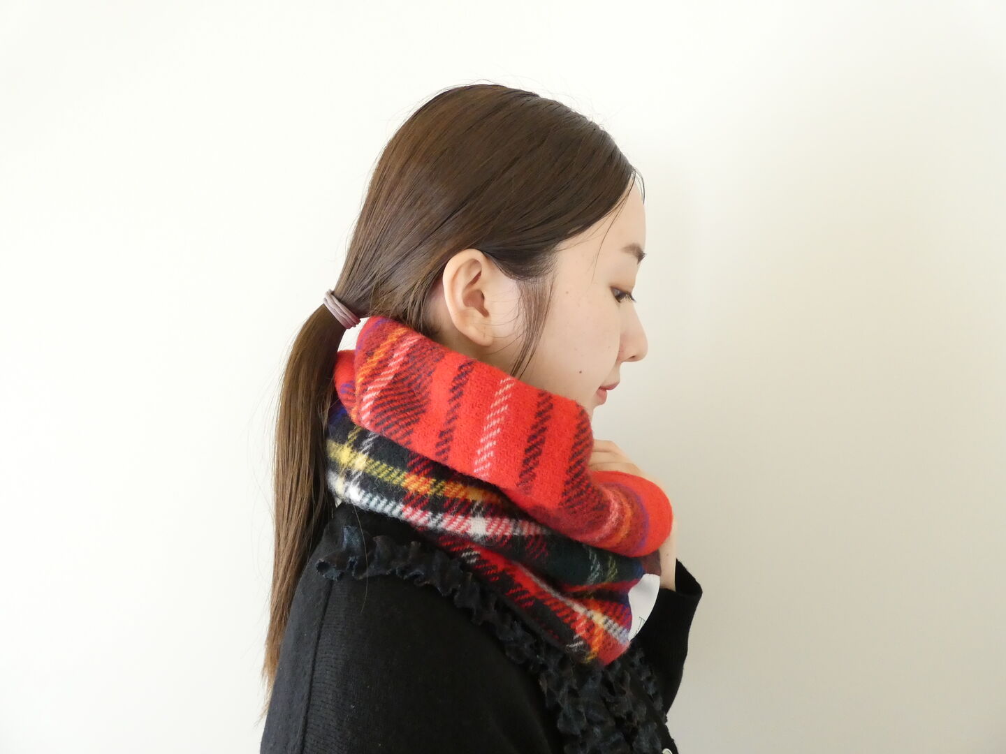 TWEEDMILL(ツイードミル) チェック×フリーススヌードの商品画像4