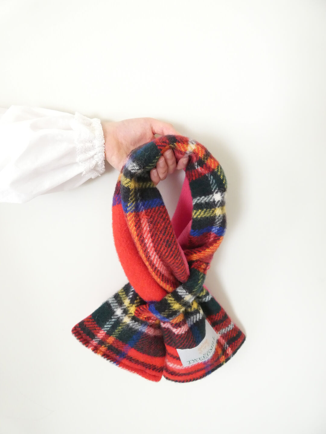 TWEEDMILL(ツイードミル) 別注チェック×フリースマフラーの商品画像3