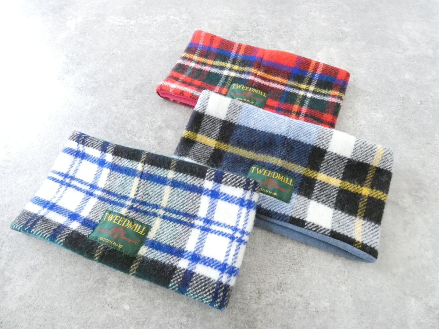 TWEEDMILL(ツイードミル) 別注チェック×フリーススヌード20cmの商品画像2