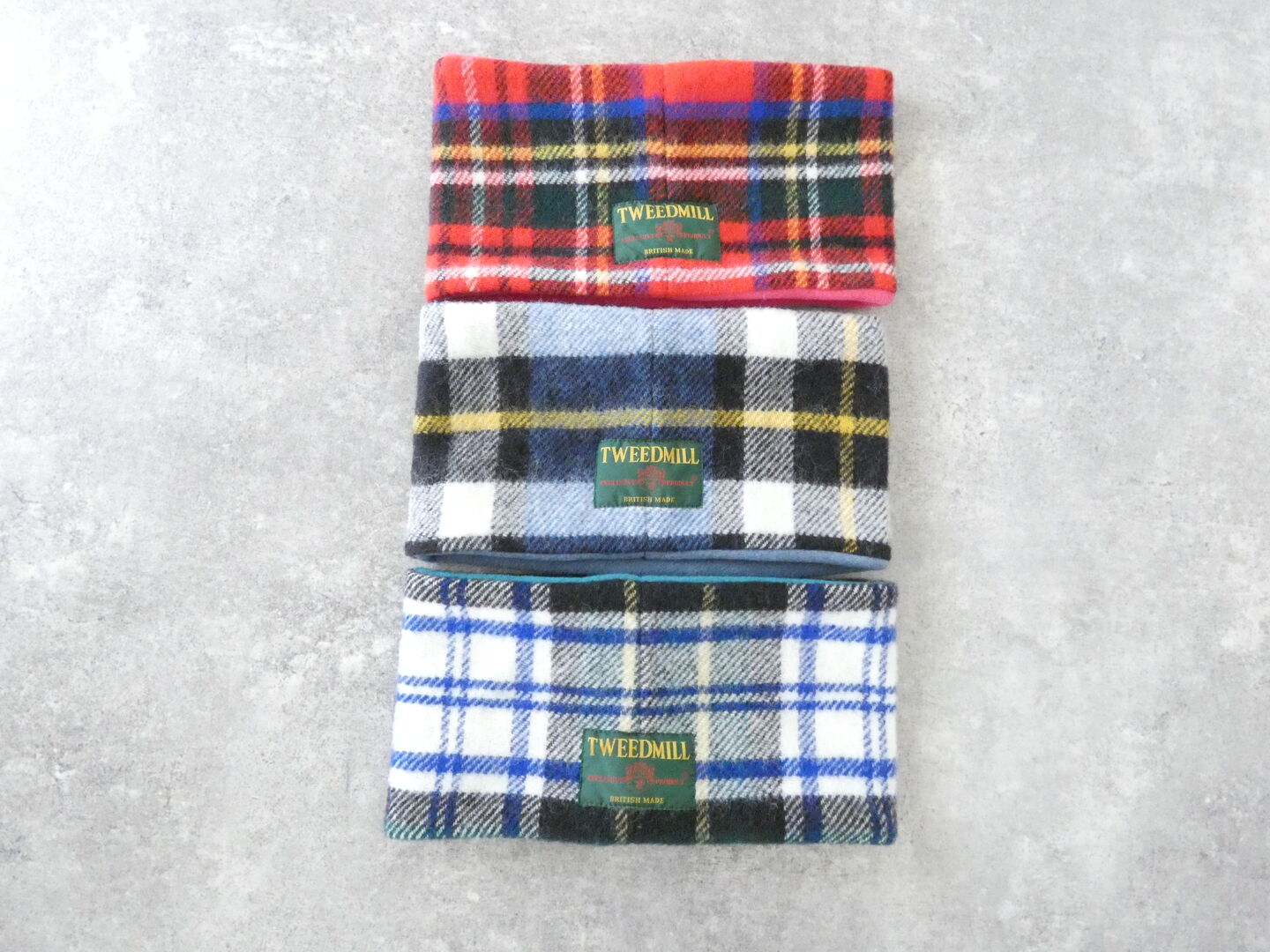 TWEEDMILL(ツイードミル) 別注チェック×フリーススヌード20cmの商品画像6