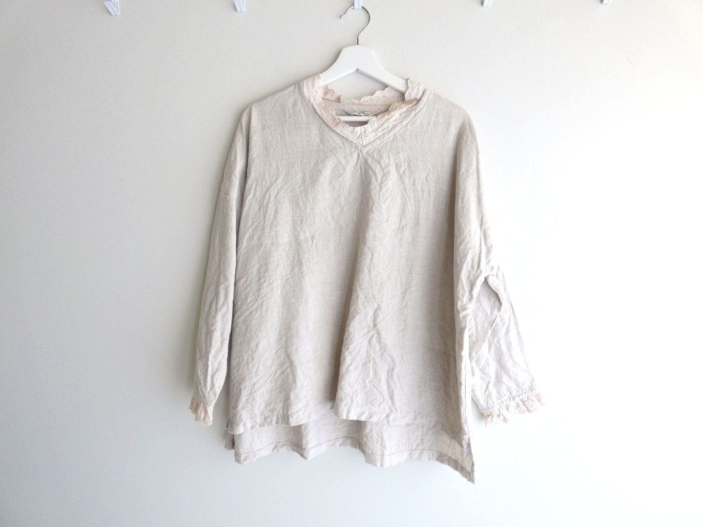 ichiAntiquite's(イチアンティークス) LINEN CANVAS BRUSHED WASHER PULLOVERの商品画像10
