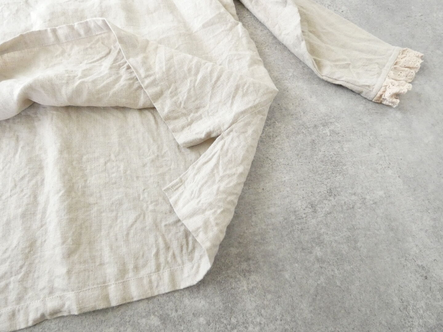 ichiAntiquite's(イチアンティークス) LINEN CANVAS BRUSHED WASHER PULLOVERの商品画像27