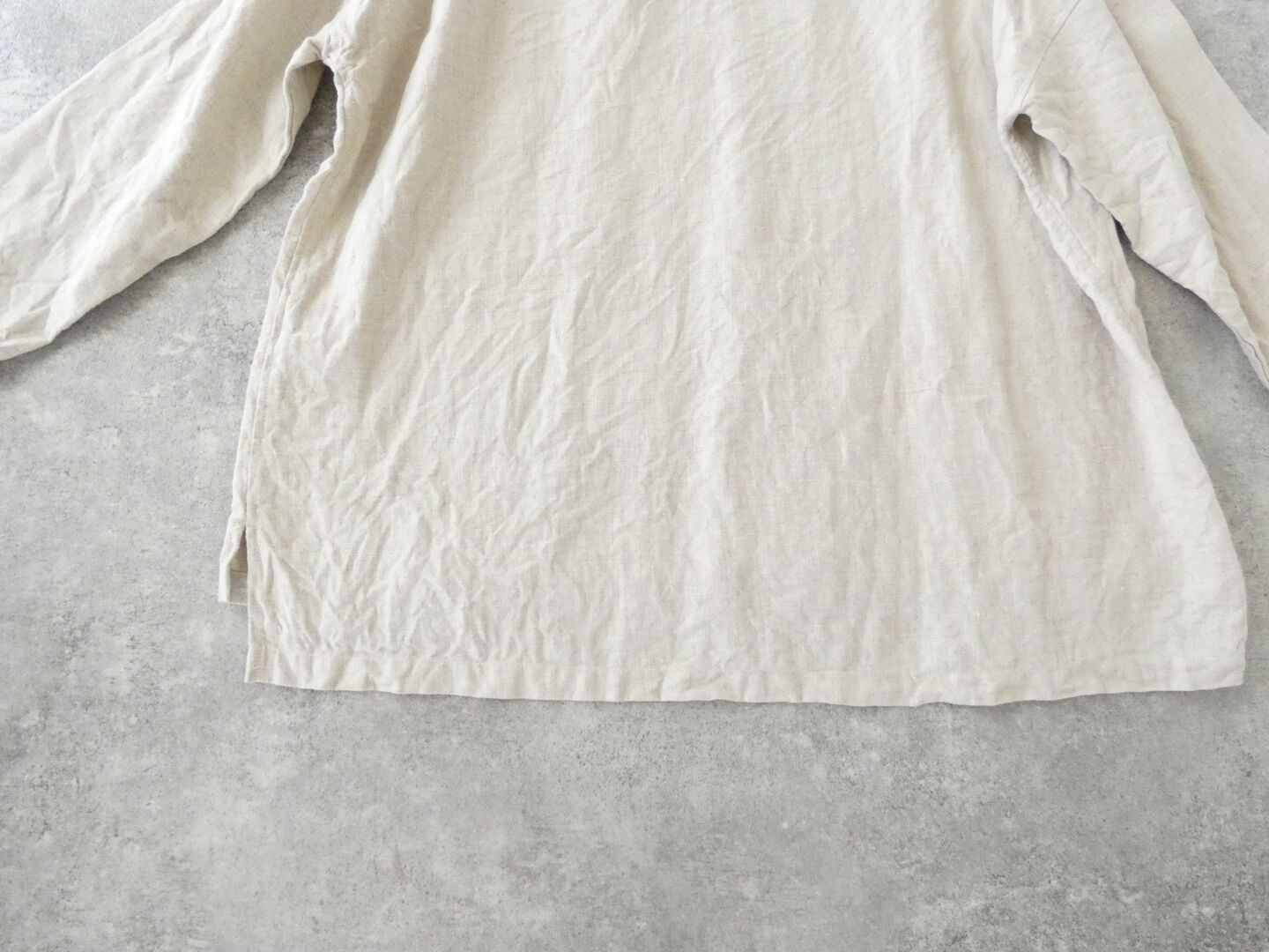 ichiAntiquite's(イチアンティークス) LINEN CANVAS BRUSHED WASHER PULLOVERの商品画像30