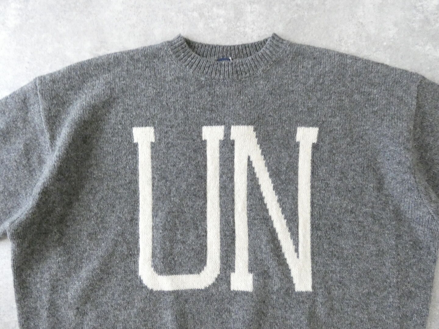 ichi(イチ) シェットランドウールプルオーバー「UN」の商品画像30