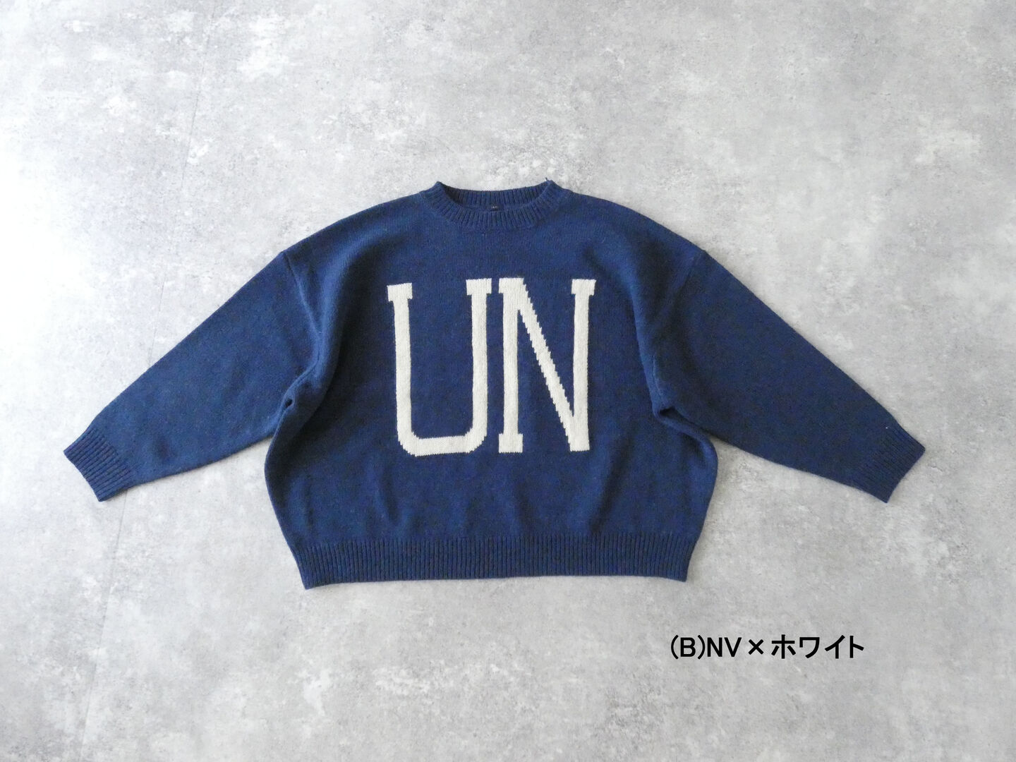 ichi(イチ) シェットランドウールプルオーバー「UN」の商品画像9
