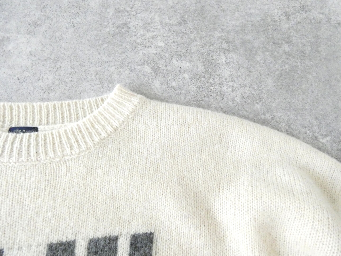 ichi(イチ) シェットランドウール PULLOVER「OUI!」の商品画像34