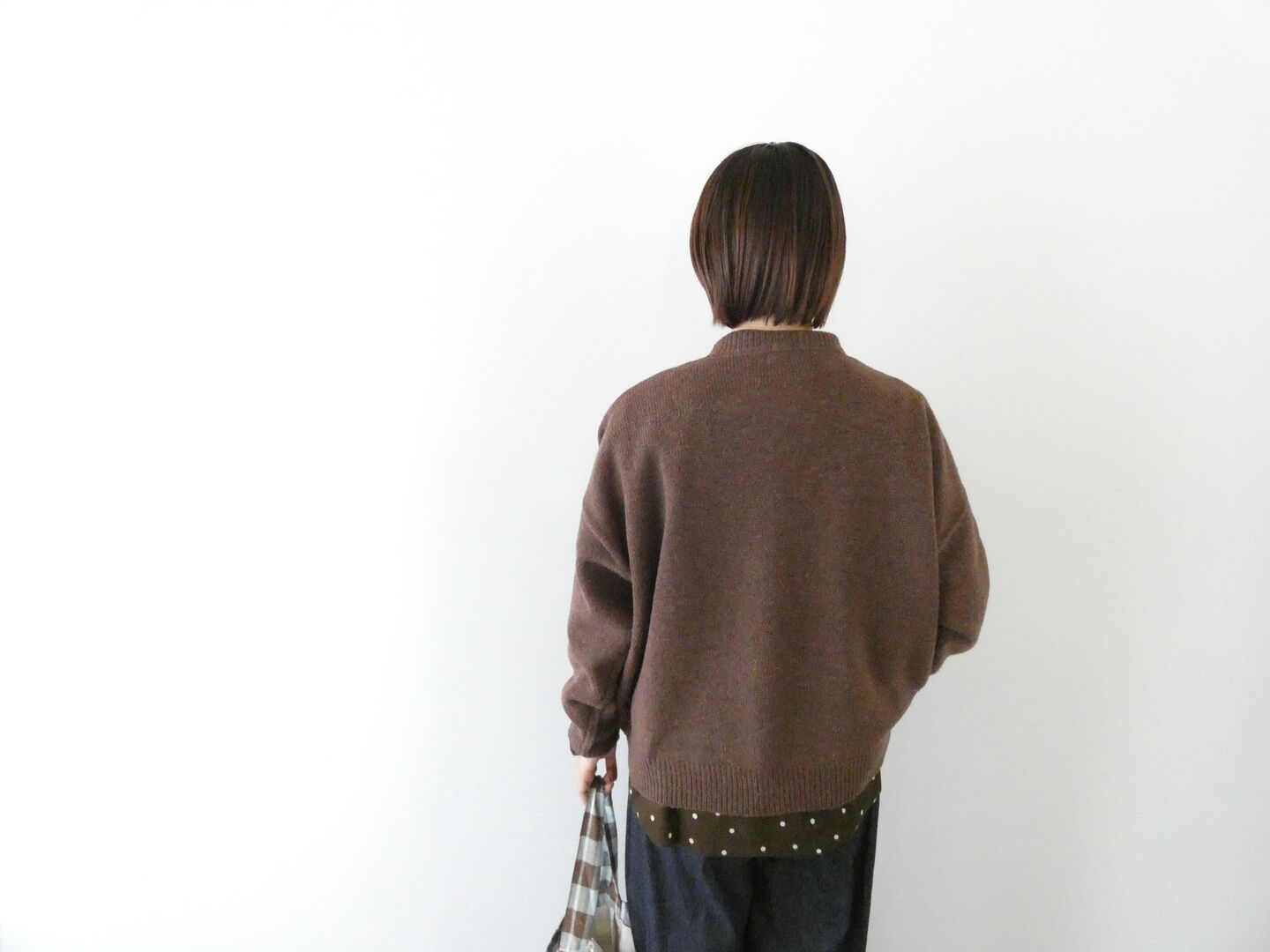 ichi(イチ) シェットランドウール PULLOVER「OUI!」の商品画像7
