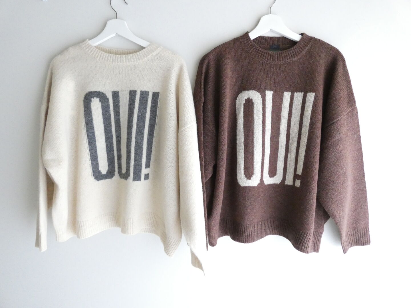 ichi(イチ) シェットランドウール PULLOVER「OUI!」の商品画像8
