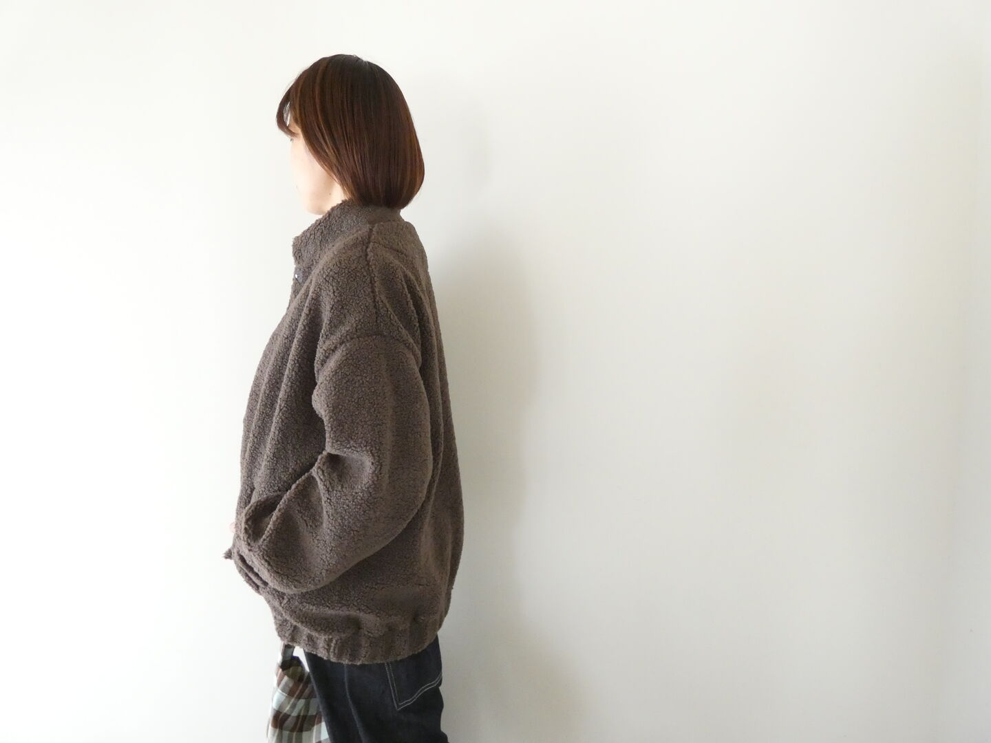 SOUFFLE ボアスタンダードコクーンブルゾンの商品画像8
