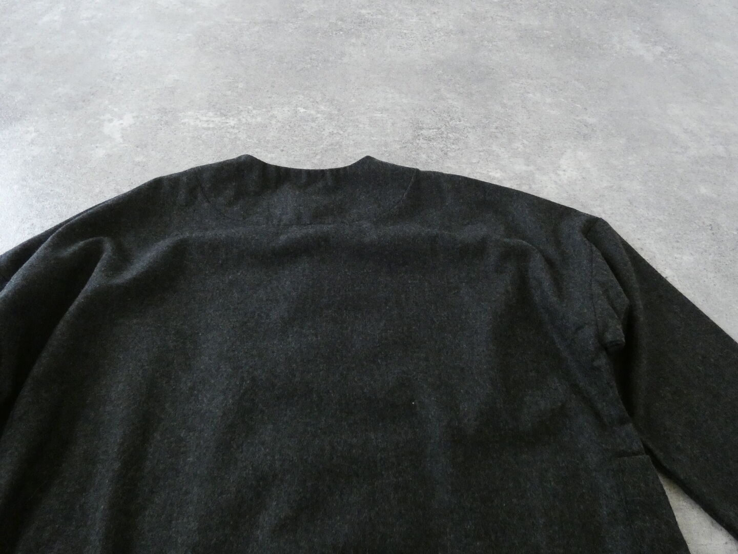 NARU 別注 ウールリサイクルクロスノーカラージャケットの商品画像35
