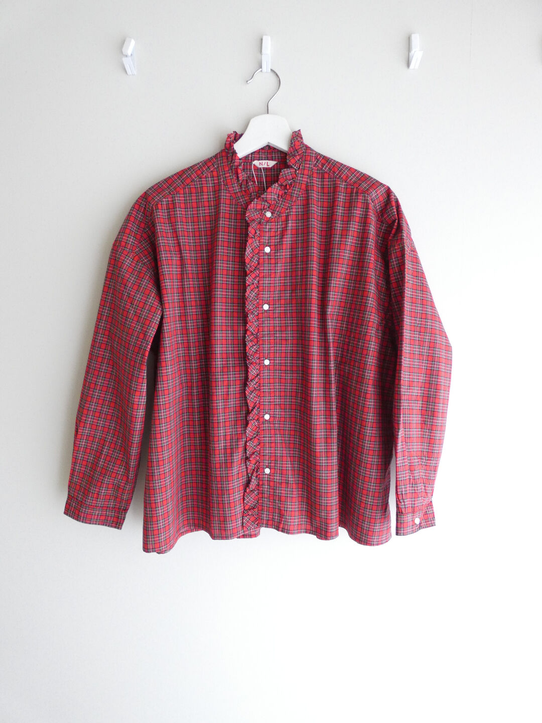 NATURAL LAUNDRY(ナチュラルランドリー) タータン フリルシャツの商品画像12