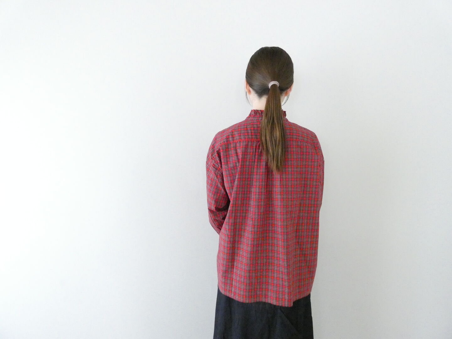 NATURAL LAUNDRY(ナチュラルランドリー) タータン フリルシャツの商品画像5