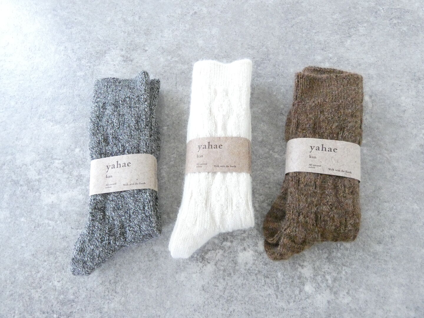 yahae(ヤハエ) Alpaca Cable Pattern Socksの商品画像2
