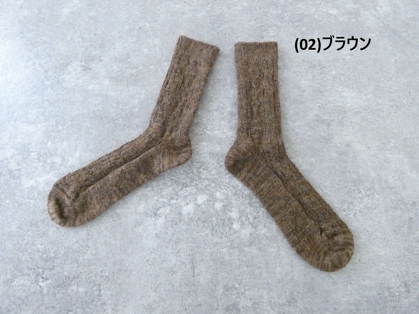 yahae(ヤハエ) Alpaca Cable Pattern Socksの商品画像42