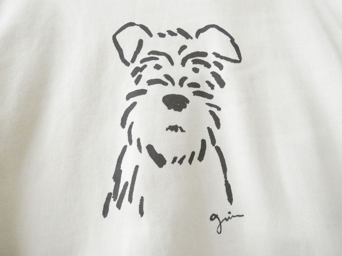 grin(グリン) 別注 コーマ裏毛bushy dogプリントプルオーバーの商品画像18