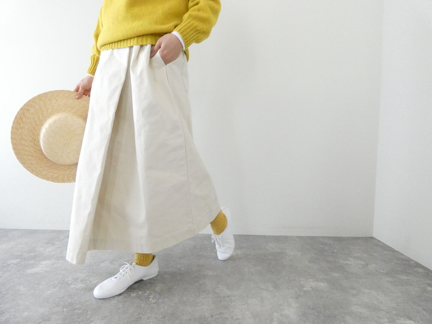 grin(グリン) ダックロングラップスカートの商品画像1