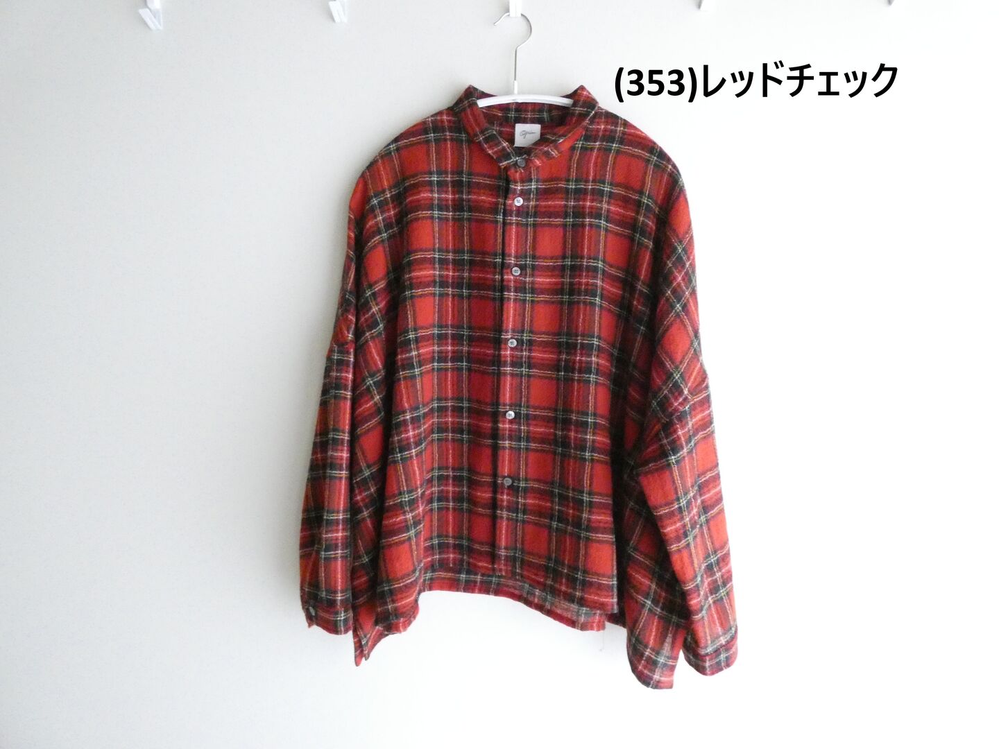 grin(グリン) ウールタータンチェックウインドシャツの商品画像42