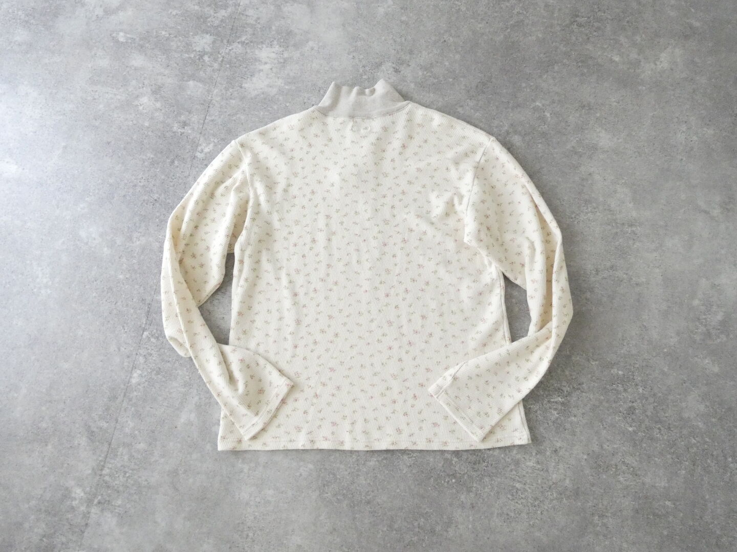 KAPITAL(キャピタル) ワッフル天竺小花プリントハーフZIPロンTの商品画像29