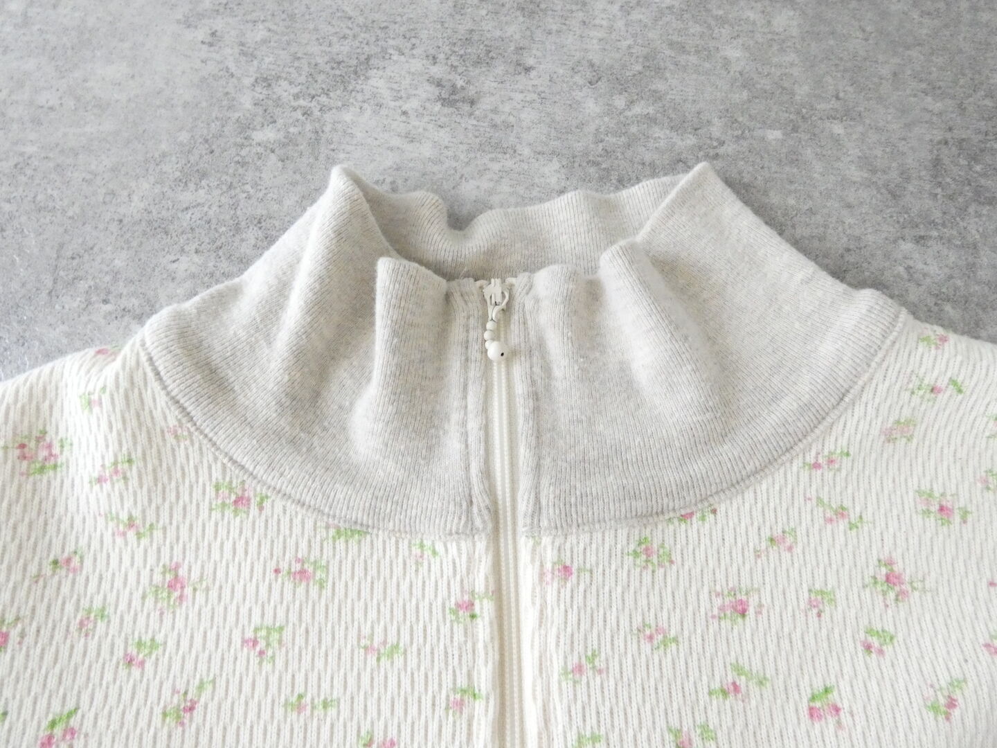 KAPITAL(キャピタル) ワッフル天竺小花プリントハーフZIPロンTの商品画像30