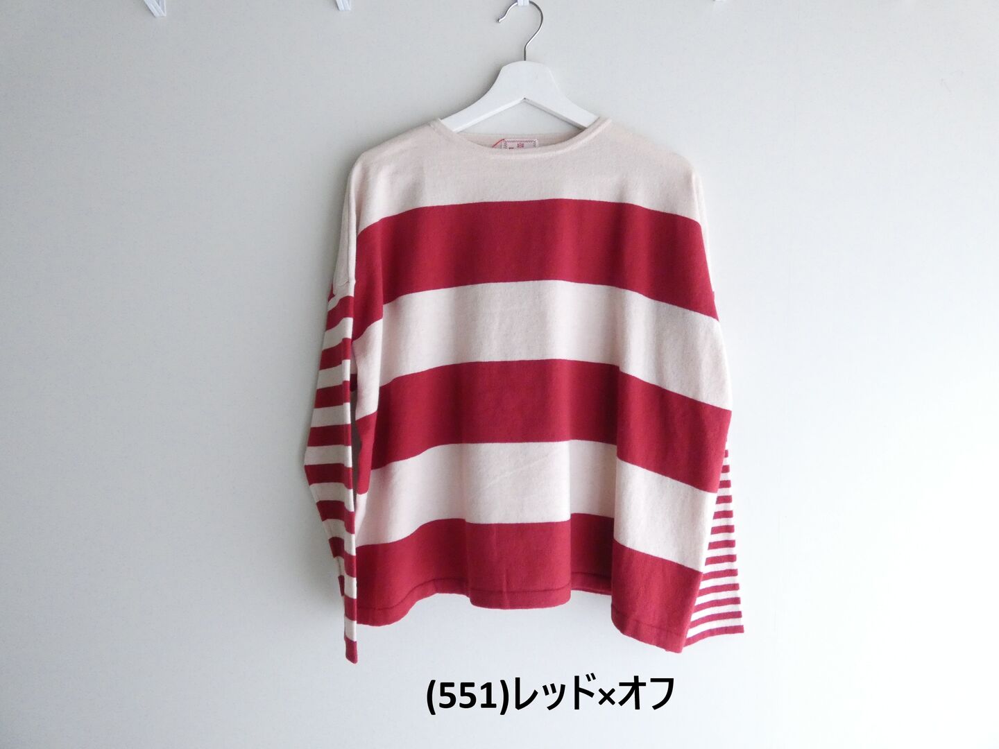 mao made(マオメイド) MIX BORDER ワイドニットTEEの商品画像28