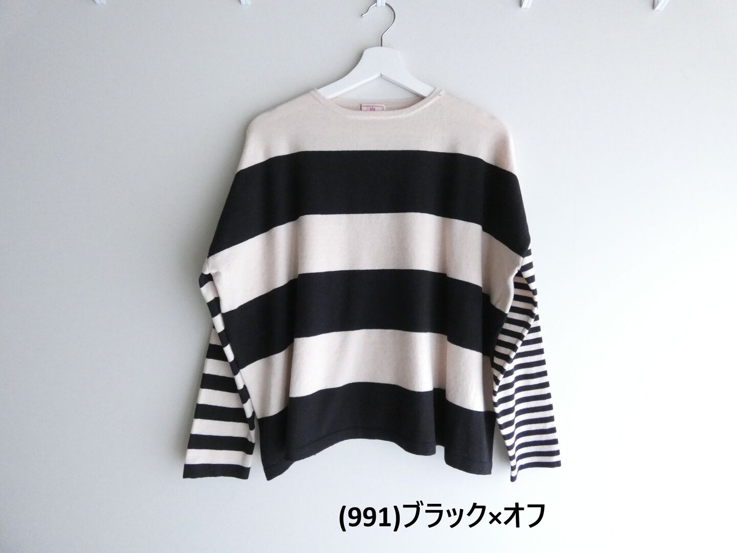 mao made(マオメイド) MIX BORDER ワイドニットTEEの商品画像56
