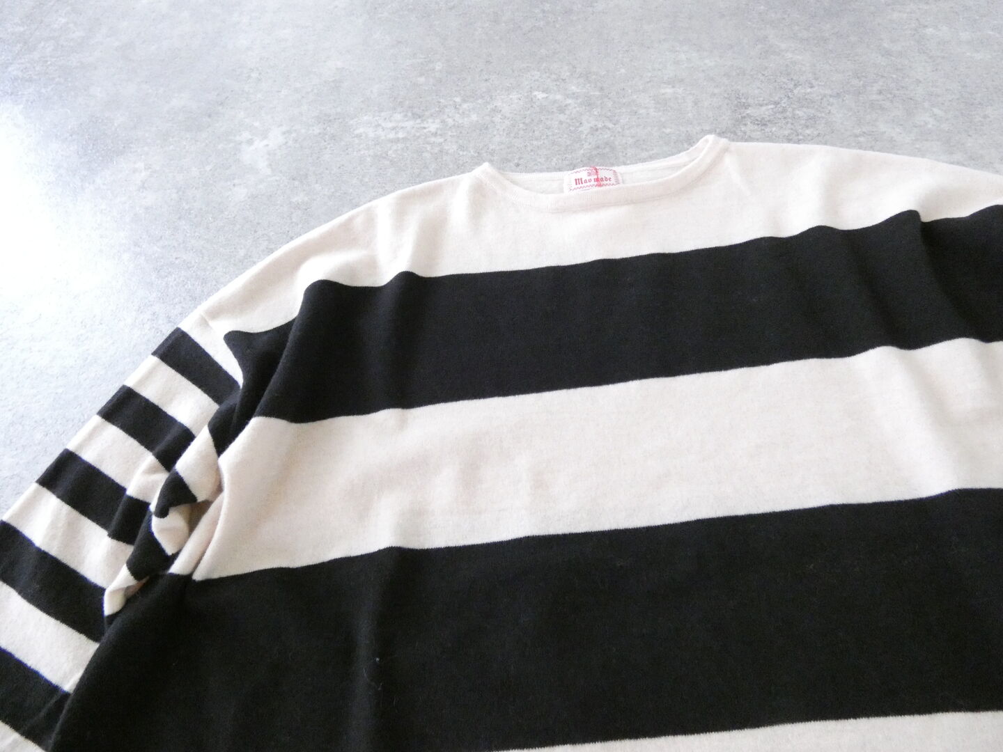 mao made(マオメイド) MIX BORDER ワイドニットTEEの商品画像58