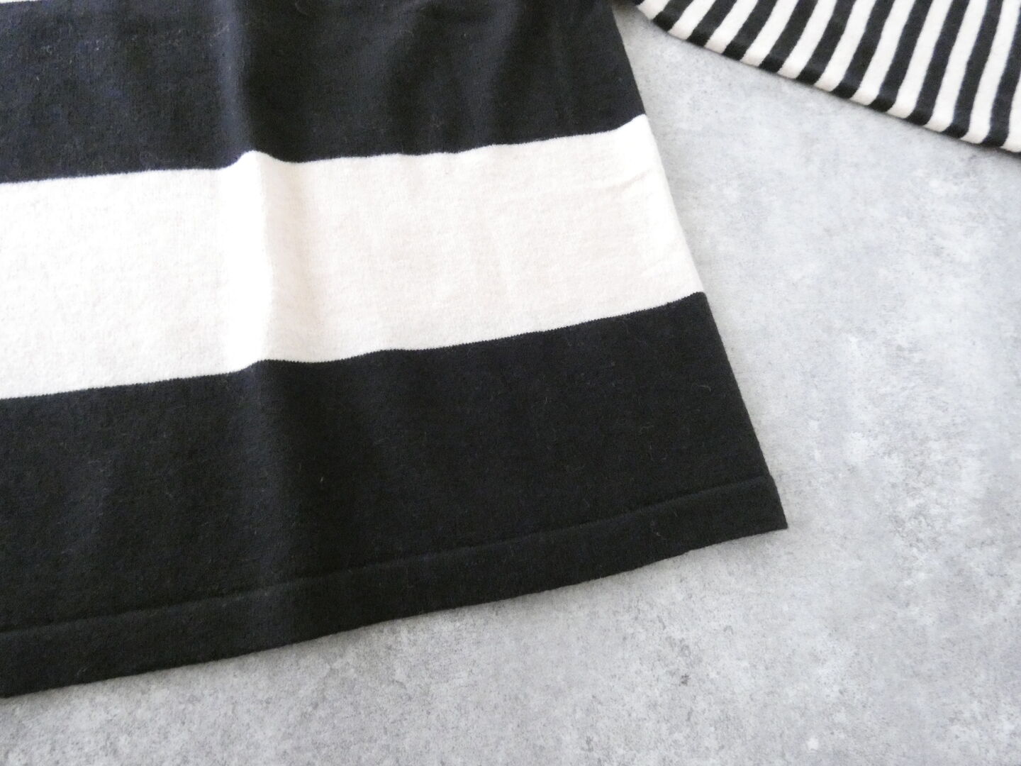 mao made(マオメイド) MIX BORDER ワイドニットTEEの商品画像61