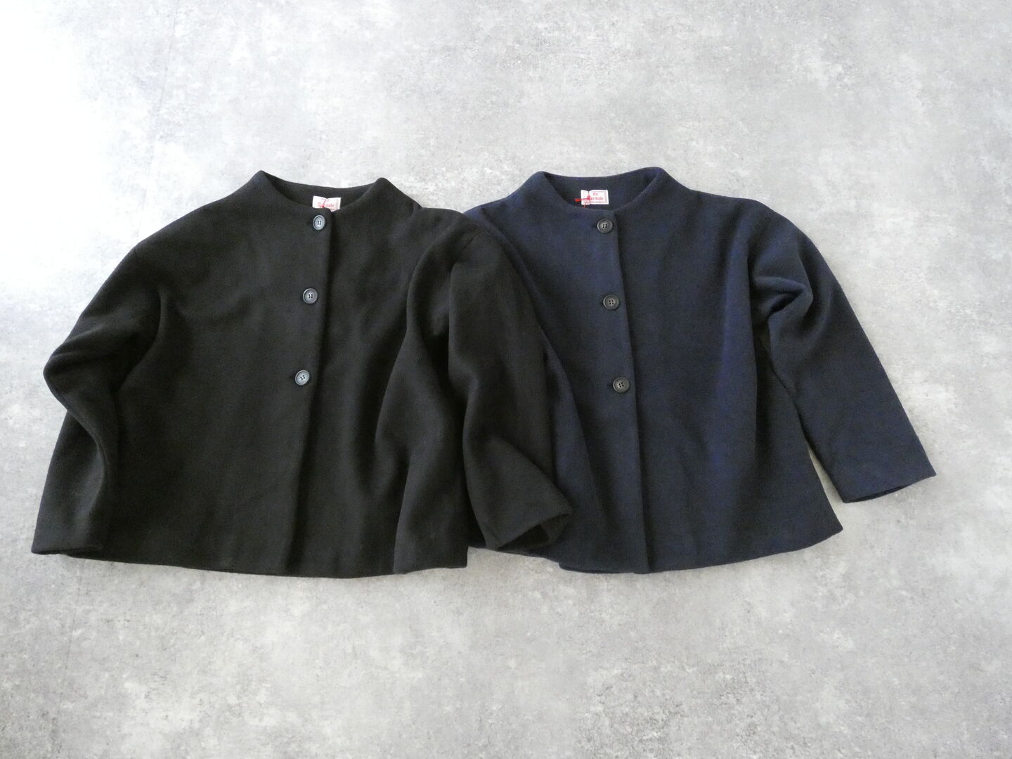 mao made(マオメイド) いつものウールブレンドモックネックジャケットの商品画像2
