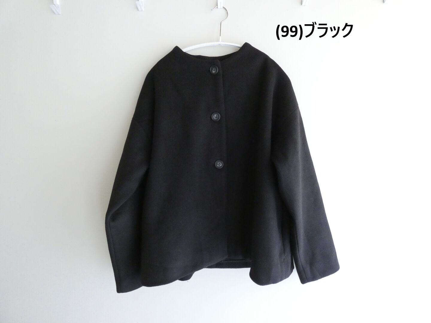 mao made(マオメイド) いつものウールブレンドモックネックジャケットの商品画像28