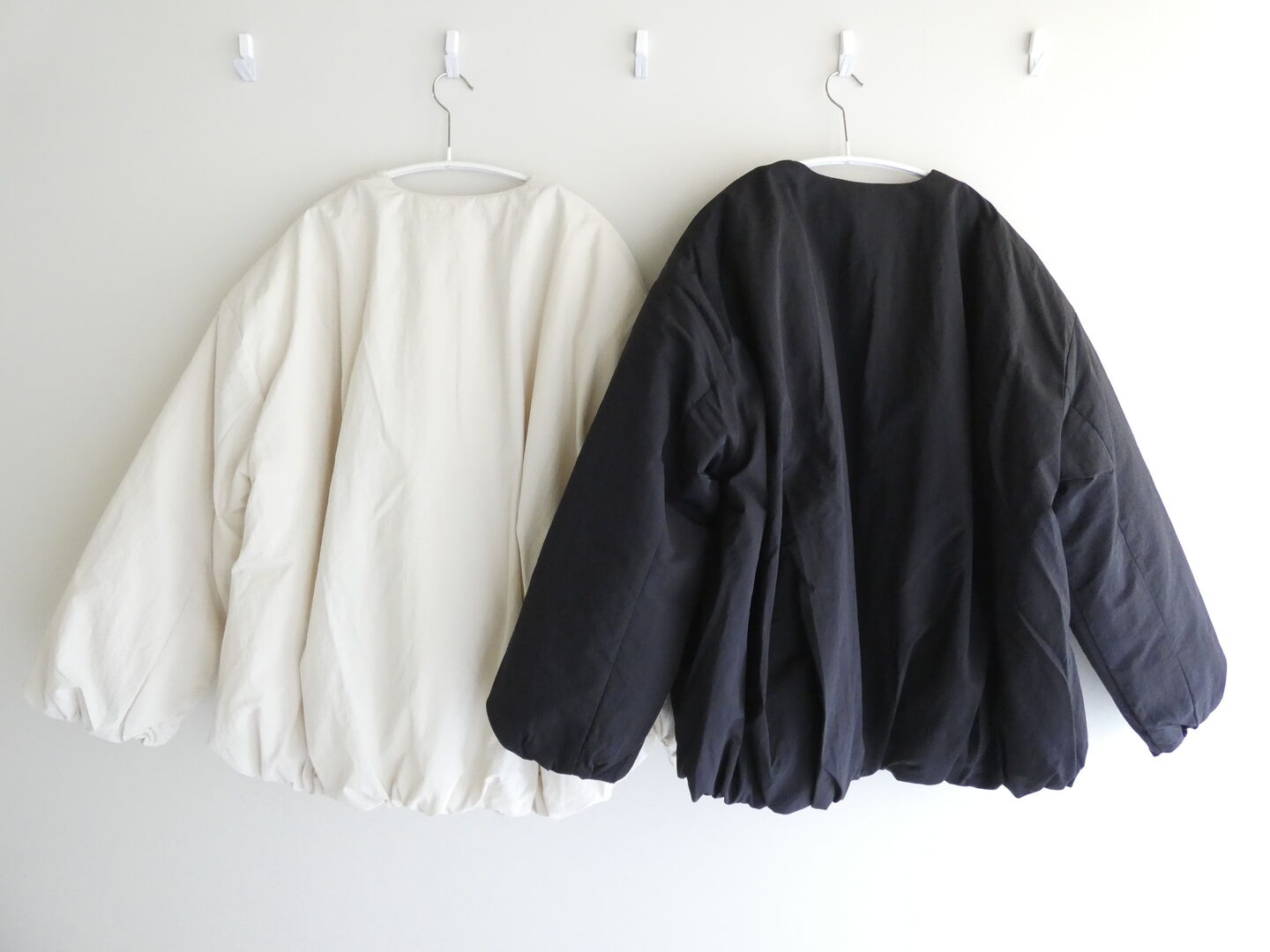 mao made(マオメイド) ノーカラーバルーンシルエットブルゾンの商品画像11