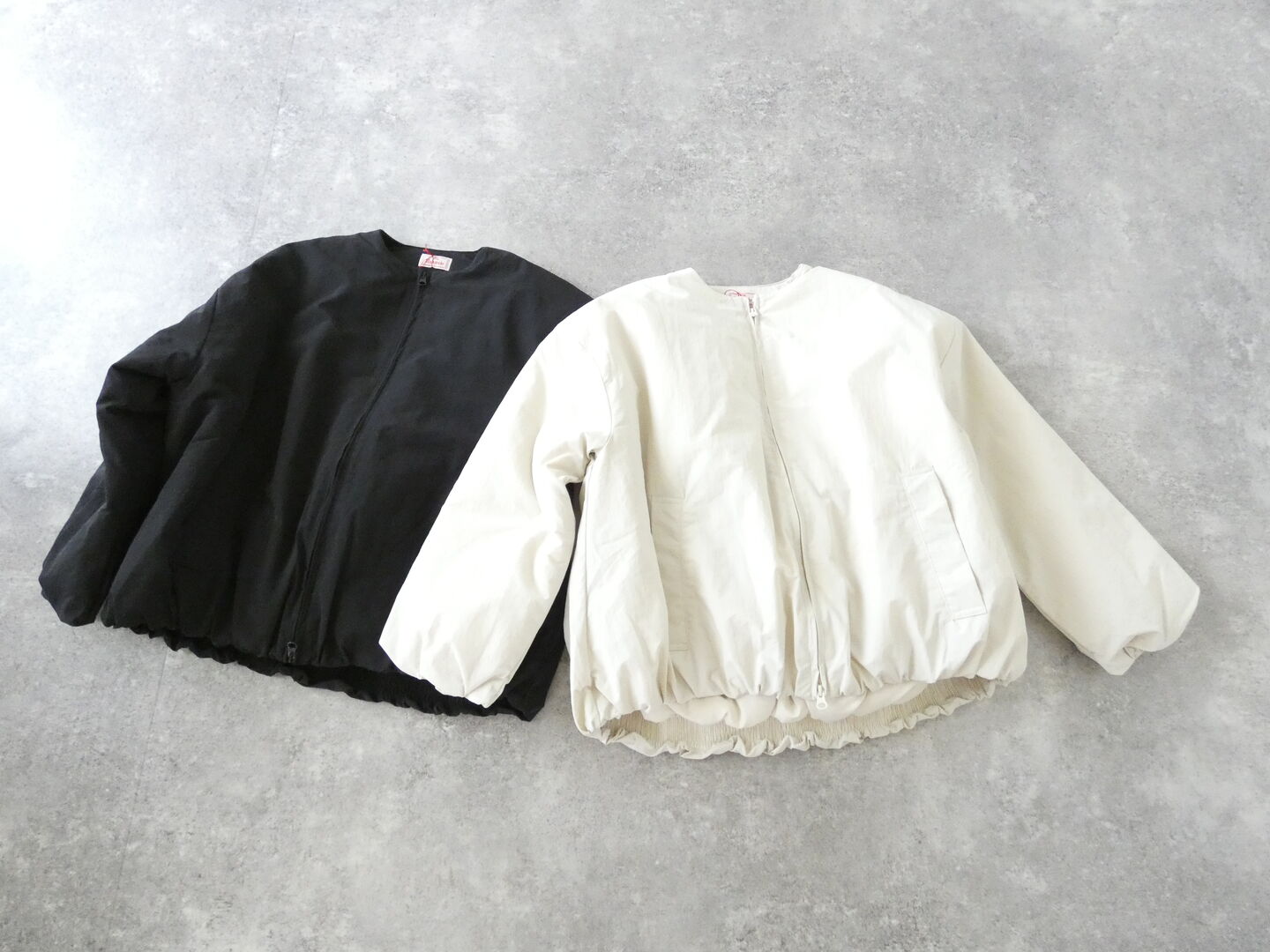 mao made(マオメイド) ノーカラーバルーンシルエットブルゾンの商品画像2