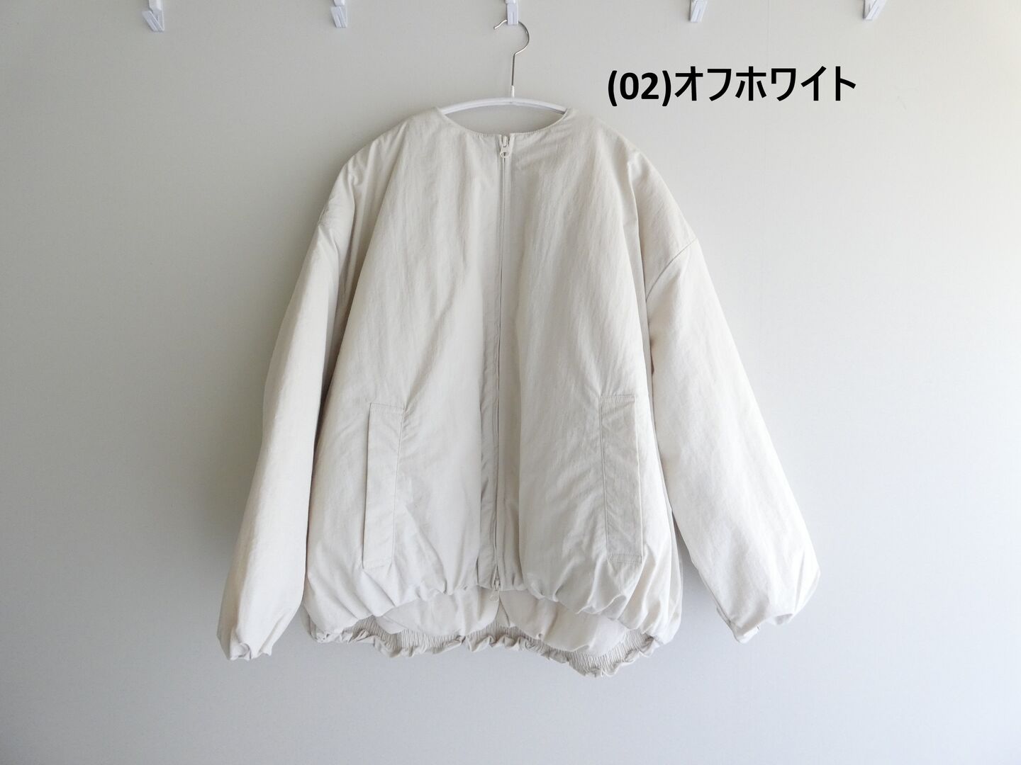 mao made(マオメイド) ノーカラーバルーンシルエットブルゾンの商品画像42