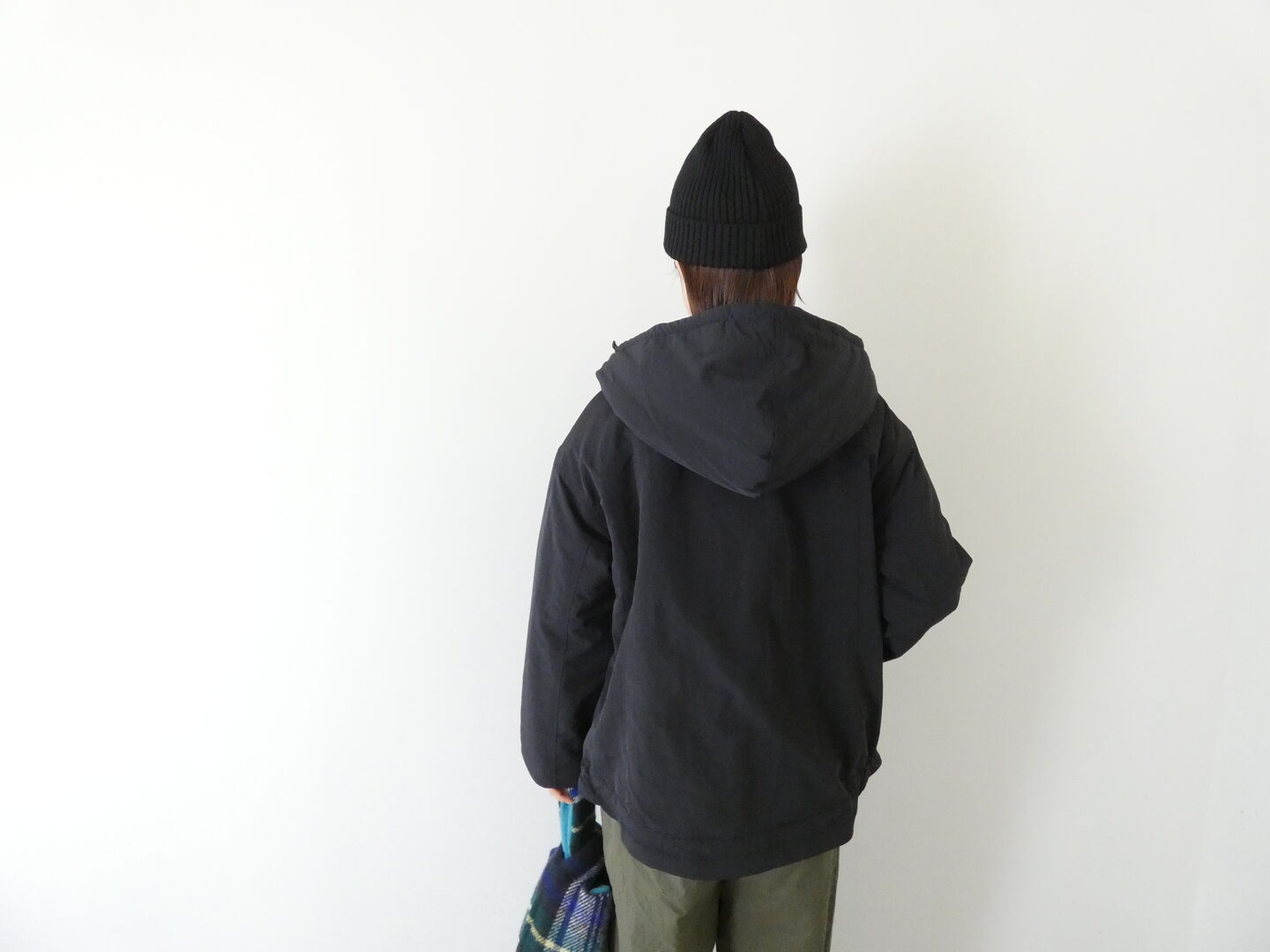 mao made(マオメイド) ほんのりAラインフード付きジャケットの商品画像9