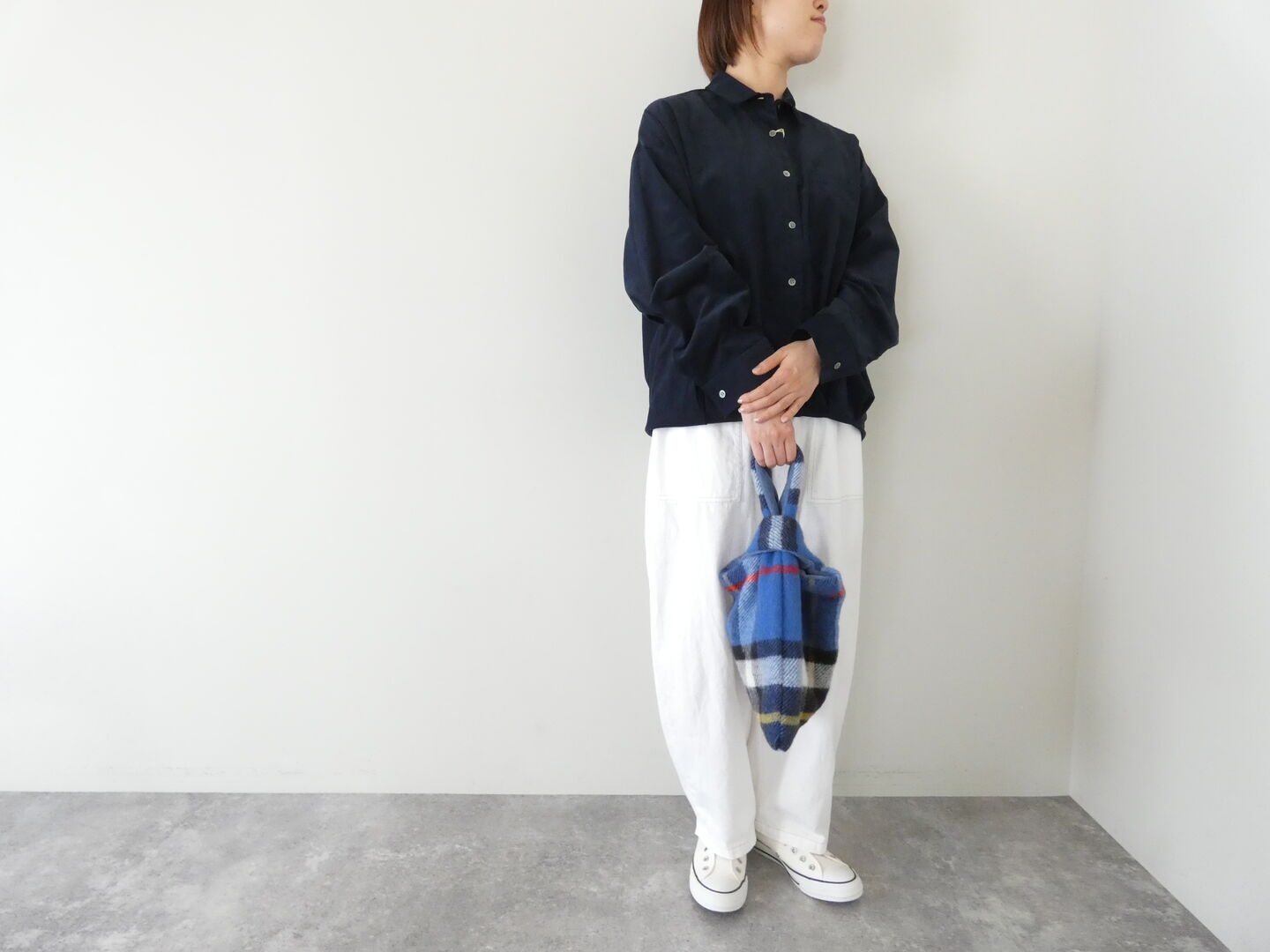 MidiUmi(ミディウミ) コーデュロイバルーンシャツの商品画像1