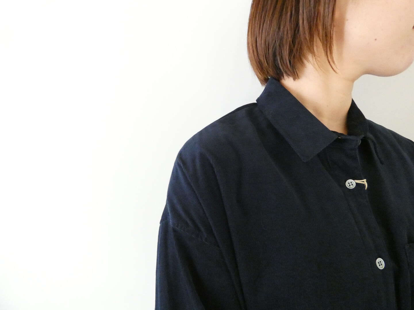 MidiUmi(ミディウミ) コーデュロイバルーンシャツの商品画像3